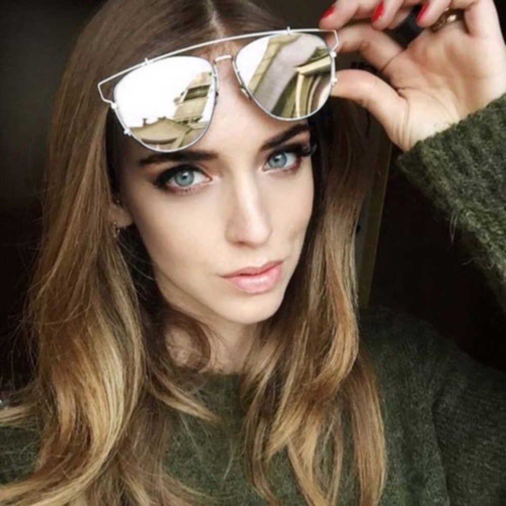 sunglasses gold frame cool trendy